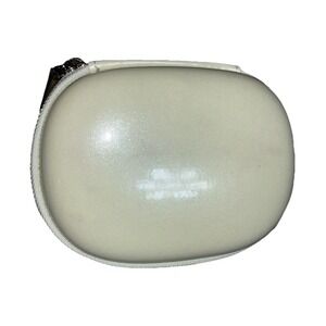 La Mer Hard Shell Makeup Travel Cosmetic Case Pearl White  Small
